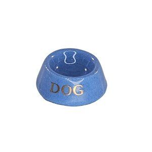 Hagen Renaker Dog Bowl Blue Miniature Figurine